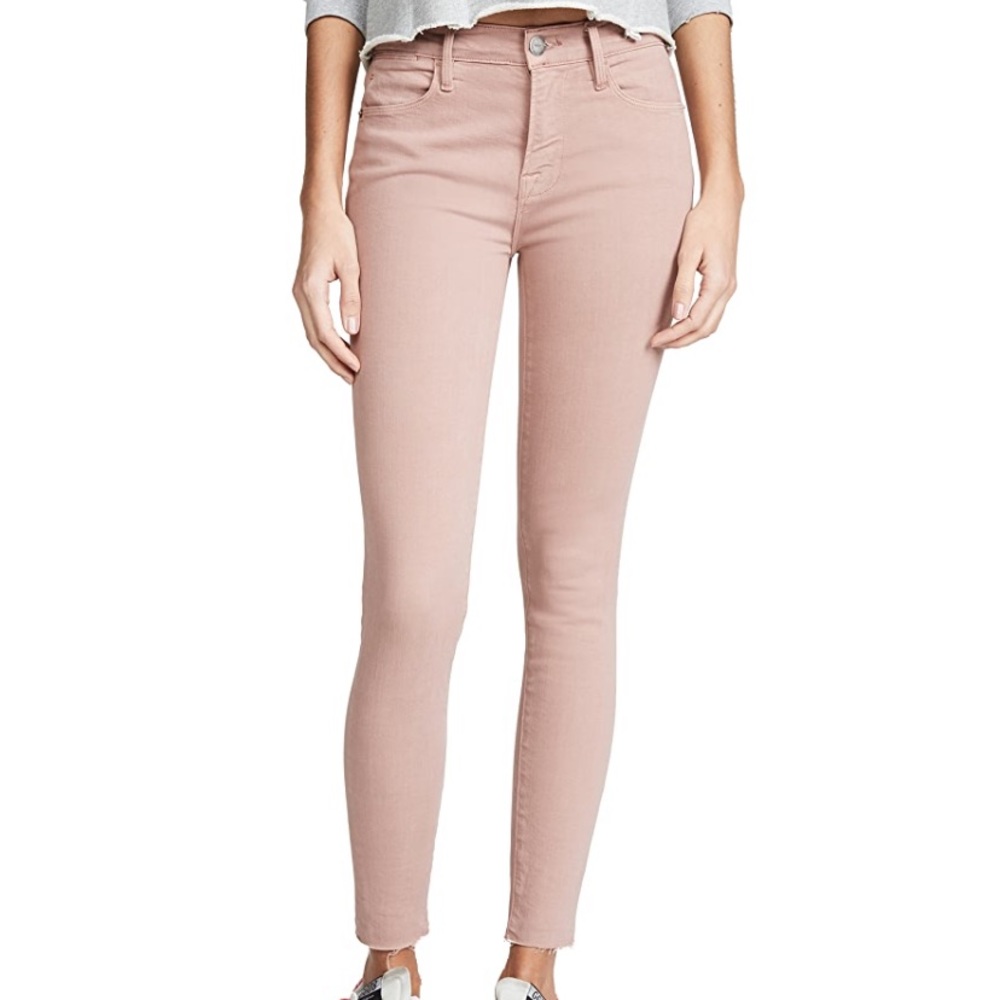 Frame Le High Skinny Jeans in Dusty Rose Size 26